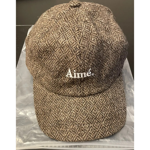 Aime Leon Dore Wool Logo Hat -F/W 21 brown donegal